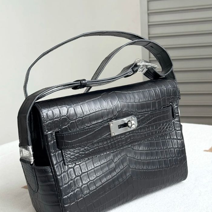 HERMES ケリー 25cm ラムレザー ショルダーバッグ 25cm Kelly 25cm サイズ:25cm