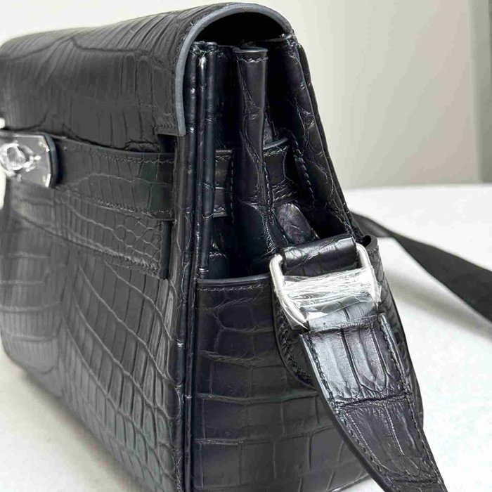 HERMES ケリー 25cm ラムレザー ショルダーバッグ 25cm Kelly 25cm サイズ:25cm