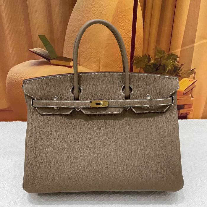HERMES バーキン 40cm カーフレザー ブラック ハンドバッグ セミハンドメイド 金具ゴールド/シルバー 40cm Birkin 40cm サイズ:40cm