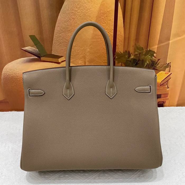 HERMES バーキン 40cm カーフレザー ブラック ハンドバッグ セミハンドメイド 金具ゴールド/シルバー 40cm Birkin 40cm サイズ:40cm
