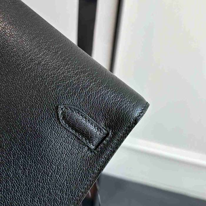 HERMES ケリー ダチョウ革 脇下バッグ Kelly サイズ: