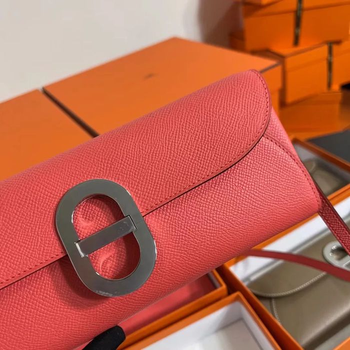 HERMES カーフスキン 脇下バッグ セミハンドメイド 24cm サイズ:24cm