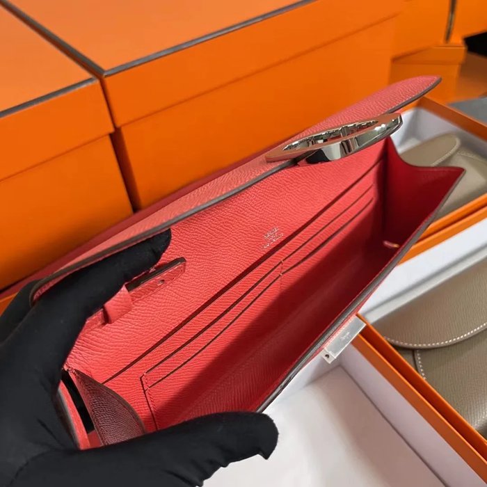 HERMES カーフスキン 脇下バッグ セミハンドメイド 24cm サイズ:24cm