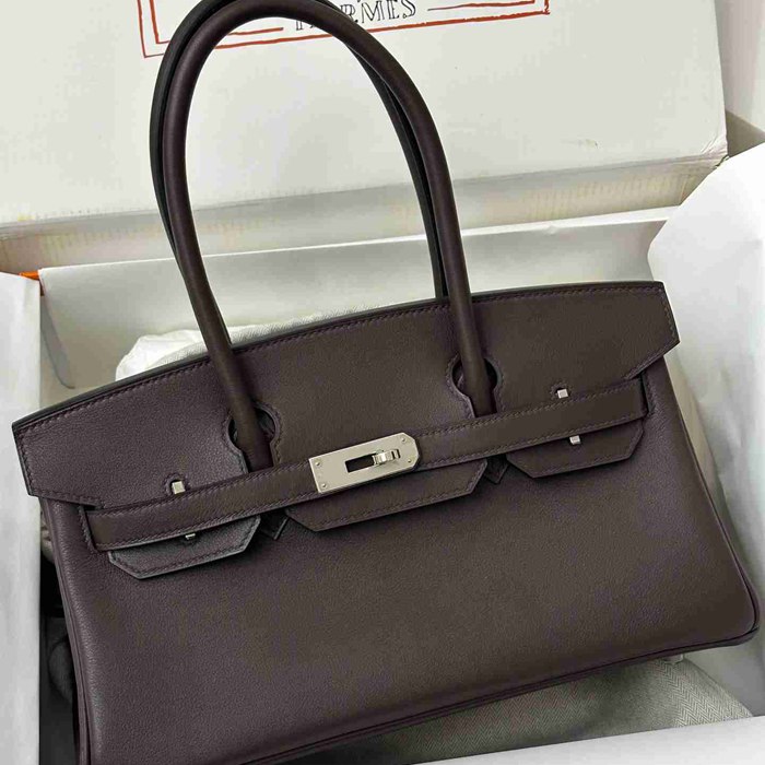 HERMES バーキン 29cm カーフスキン 斜め掛けバッグ 新作 セミハンドメイド 29cm Birkin 29cm サイズ:29cm