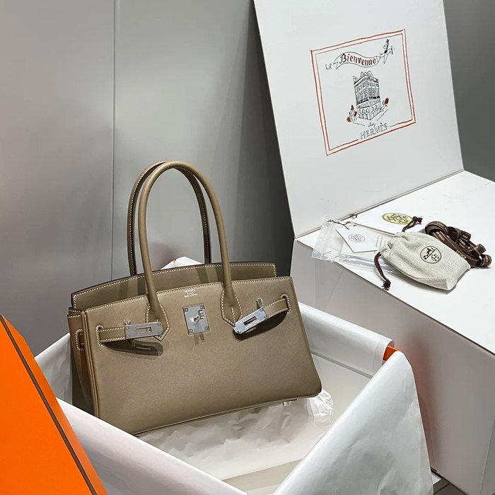 HERMES バーキン 29cm 象グレー ハンドバッグ セミハンドメイド 29cm Birkin 29cm サイズ:29cm