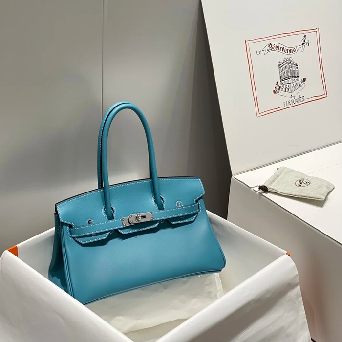 HERMES バーキン 29cm デニム デニムブルー ハンドバッグ セミハンドメイド 29cm Birkin 29cm サイズ:29cm