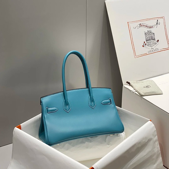 HERMES バーキン 29cm デニム デニムブルー ハンドバッグ セミハンドメイド 29cm Birkin 29cm サイズ:29cm