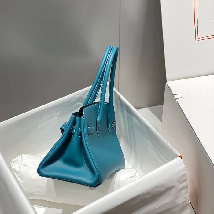 HERMES バーキン 29cm デニム デニムブルー ハンドバッグ セミハンドメイド 29cm Birkin 29cm サイズ:29cm