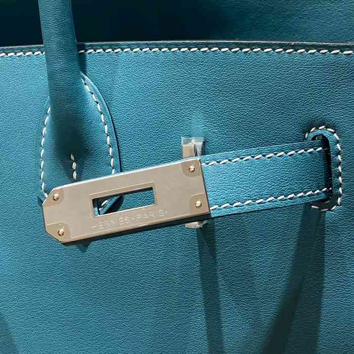 HERMES バーキン 29cm デニム デニムブルー ハンドバッグ セミハンドメイド 29cm Birkin 29cm サイズ:29cm