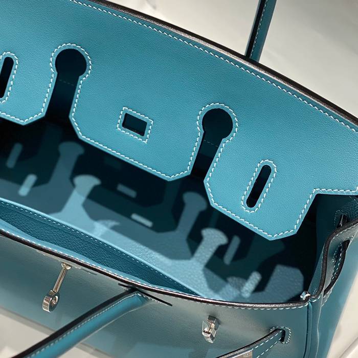 HERMES バーキン 29cm デニム デニムブルー ハンドバッグ セミハンドメイド 29cm Birkin 29cm サイズ:29cm