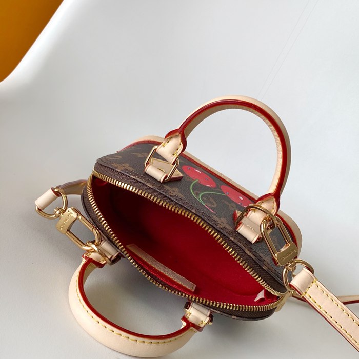 LOUIS VUITTON M13416 牛皮 モノグラム キャンバス ハンドバッグ 18x12cm サイズ:18x12cm