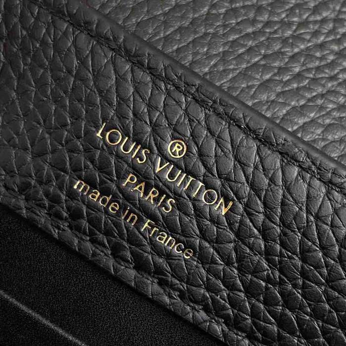 LOUIS VUITTON N85515 牛皮 ブラック ハンドバッグ 斜め掛けフラップ 21x13.6cm サイズ:21x13.6cm