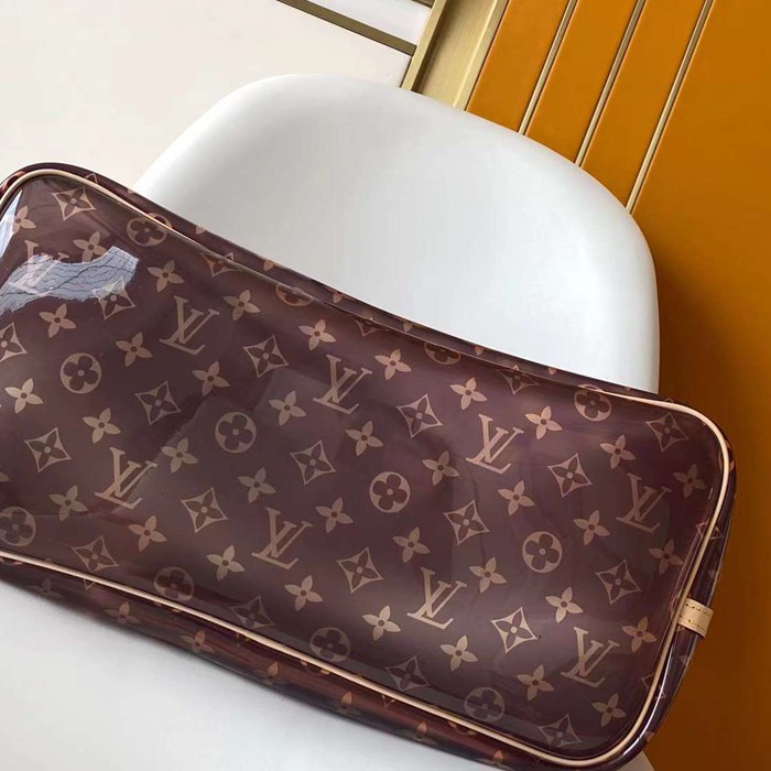 LOUIS VUITTON M14491 牛皮 モノグラム ブルー トートバッグ ハンド 39x32x19cm サイズ:39x32x19cm
