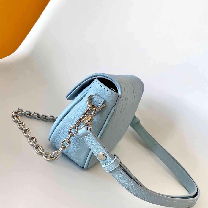 LOUIS VUITTON M83637 牛皮 モノグラム ブラック ハンドバッグ 斜め掛けチェーン 23.5x12x4.3cm サイズ:23.5x12x4.3cm