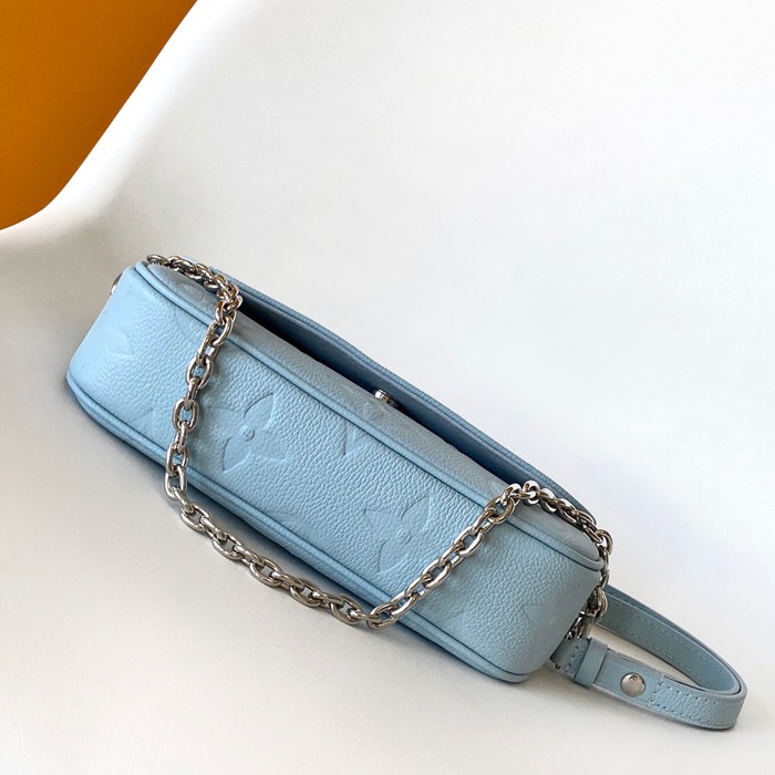 LOUIS VUITTON M83637 牛皮 モノグラム ブラック ハンドバッグ 斜め掛けチェーン 23.5x12x4.3cm サイズ:23.5x12x4.3cm