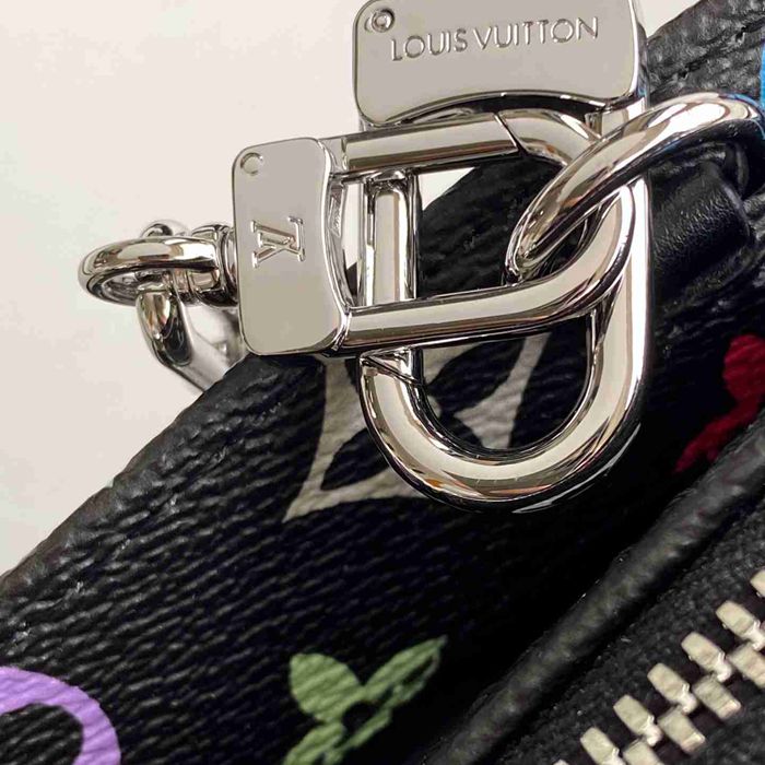 LOUIS VUITTON M13260 牛皮 モノグラム キャンバス ハンドバッグ 斜め掛けチェーン 25x13x10cm サイズ:25x13x10cm