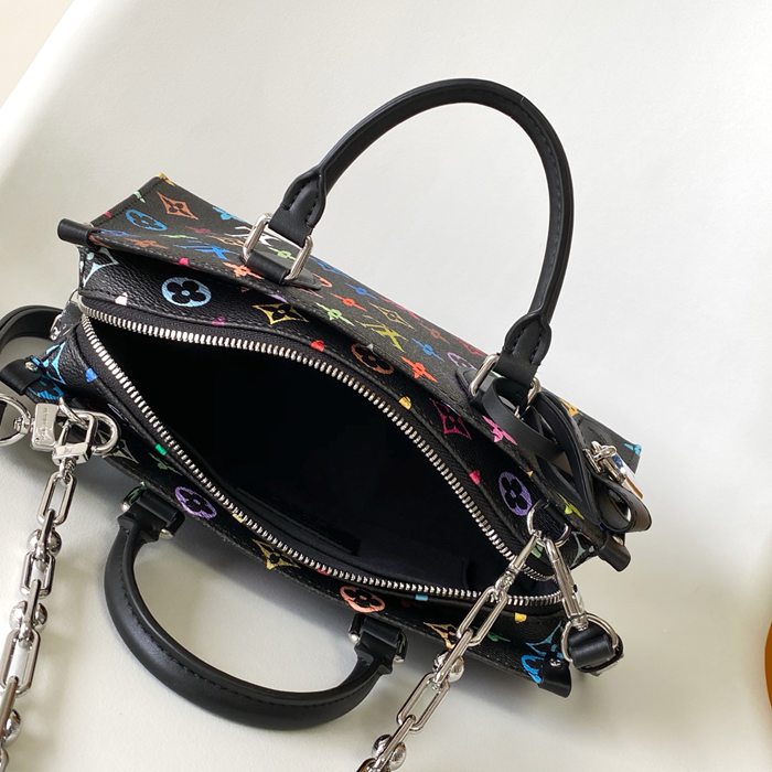 LOUIS VUITTON M13260 牛皮 モノグラム キャンバス ハンドバッグ 斜め掛けチェーン 25x13x10cm サイズ:25x13x10cm