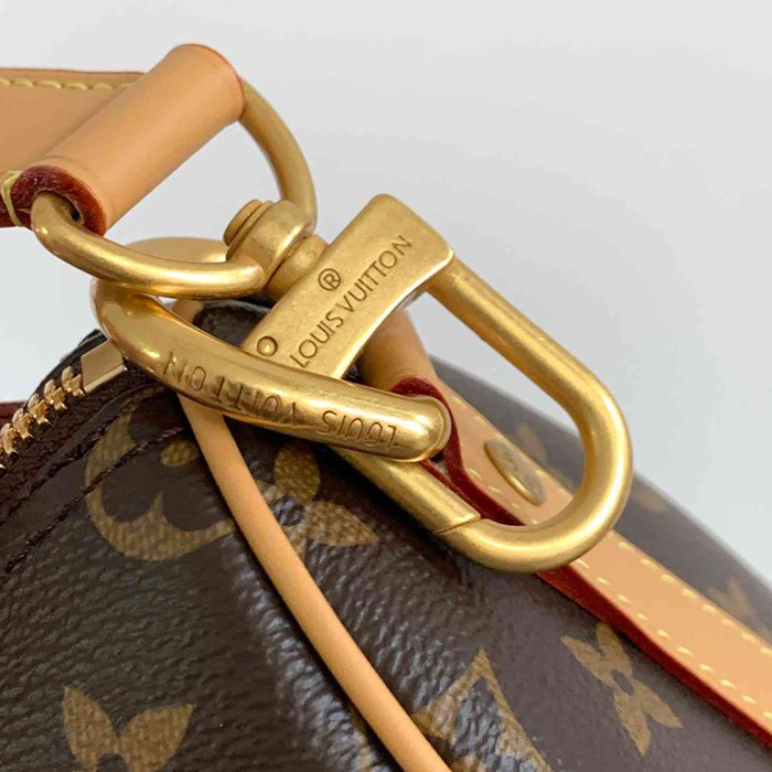 LOUIS VUITTON M14981 牛皮 モノグラム キャンバス ハンドバッグ サイズ:25.0x15.0x11.0cm