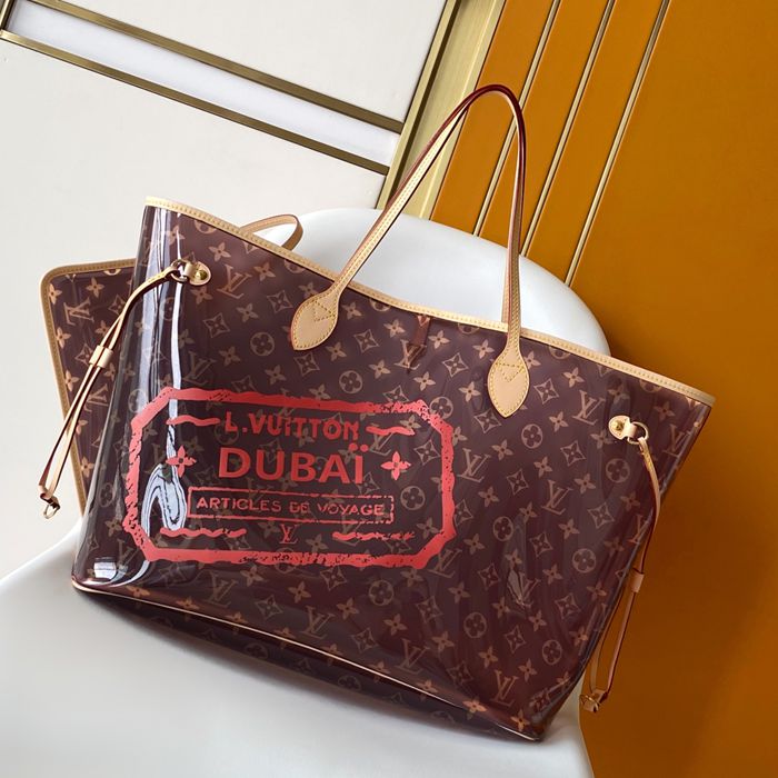 LOUIS VUITTON M14491 牛皮 モノグラム レッド トートバッグ ハンド 39x32x19cm サイズ:39x32x19cm