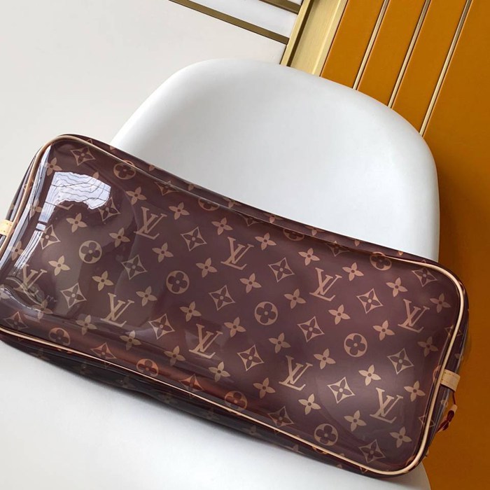 LOUIS VUITTON M14491 牛皮 モノグラム レッド トートバッグ ハンド 39x32x19cm サイズ:39x32x19cm