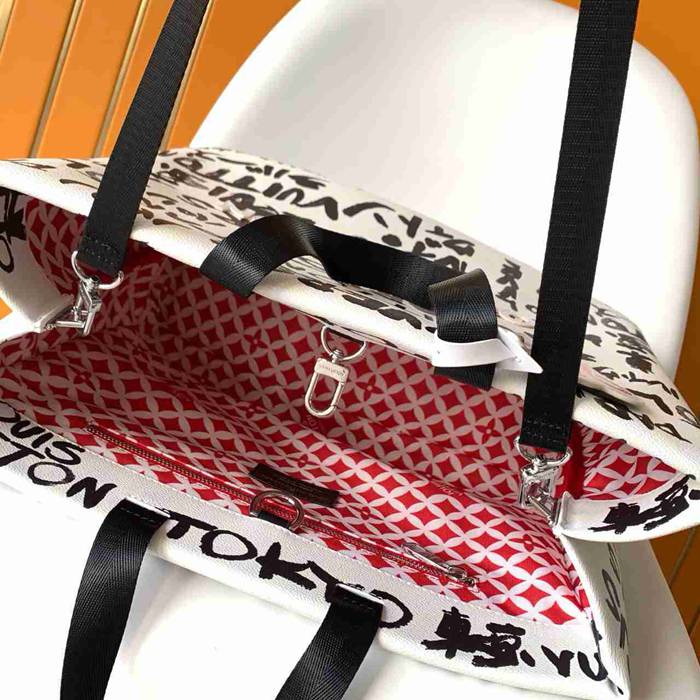 LOUIS VUITTON M40797 牛皮 グレンチェック ハンドバッグ 40x32x16cm サイズ:40x32x16cm