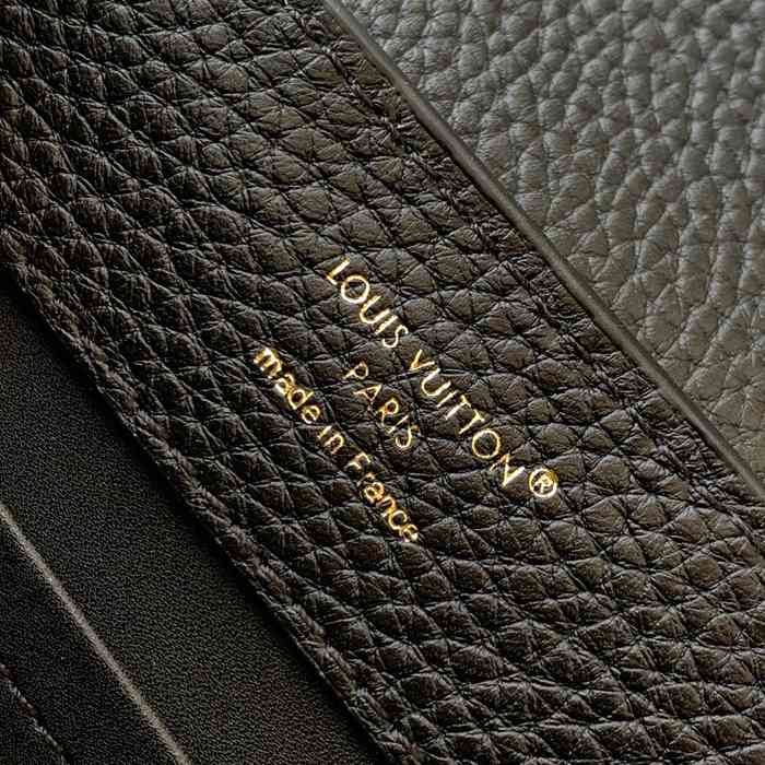 LOUIS VUITTON M14381 牛皮 モノグラム ブラック ハンドバッグ チェーンフラップ 22x12cm サイズ:22x12cm