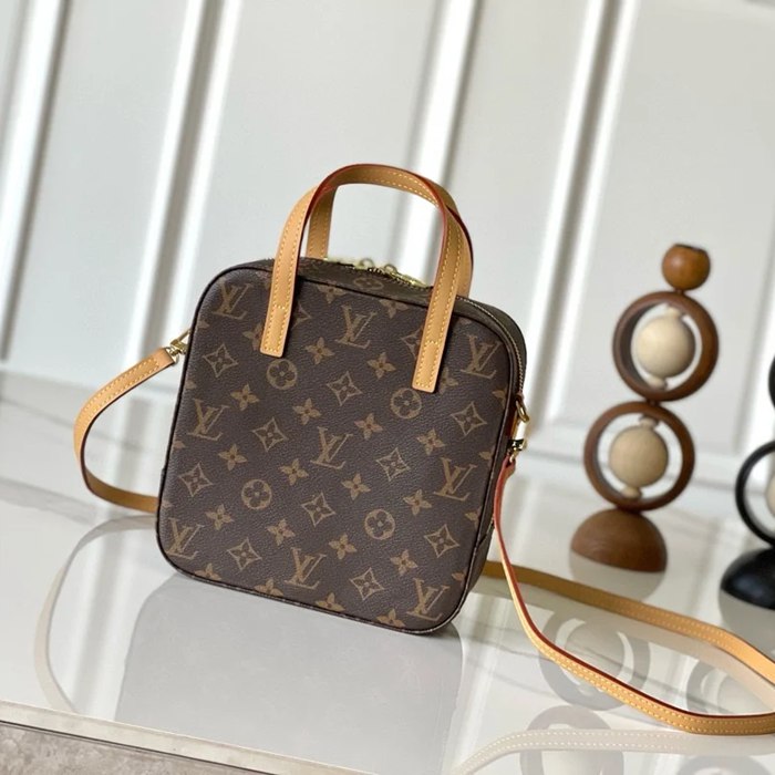 LOUIS VUITTON M47500 牛皮 モノグラム ゴールド 斜め掛けバッグ 斜め掛けショルダー手提げ 20x20cm サイズ:20x20cm