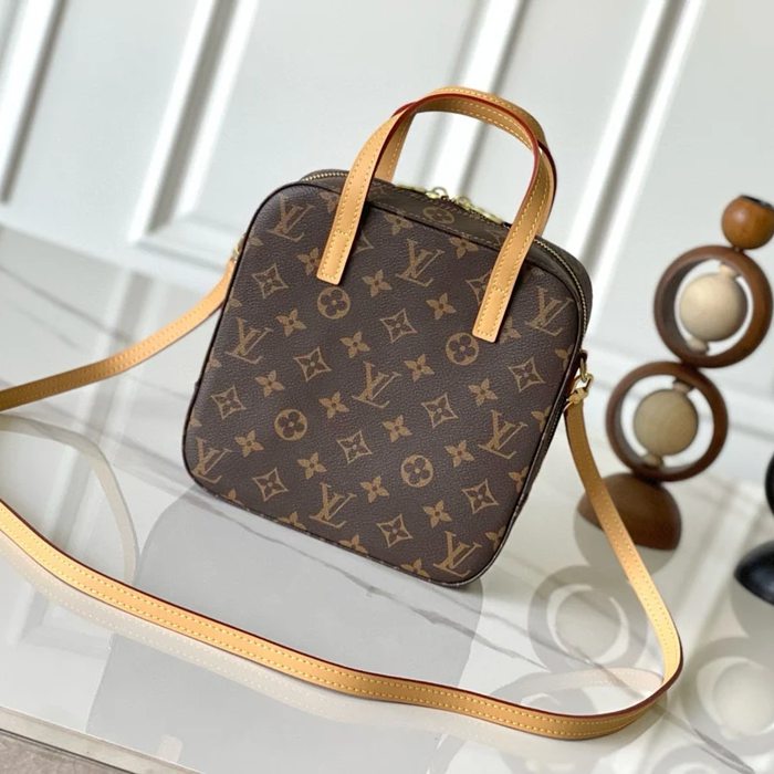 LOUIS VUITTON M47500 牛皮 モノグラム ゴールド 斜め掛けバッグ 斜め掛けショルダー手提げ 20x20cm サイズ:20x20cm