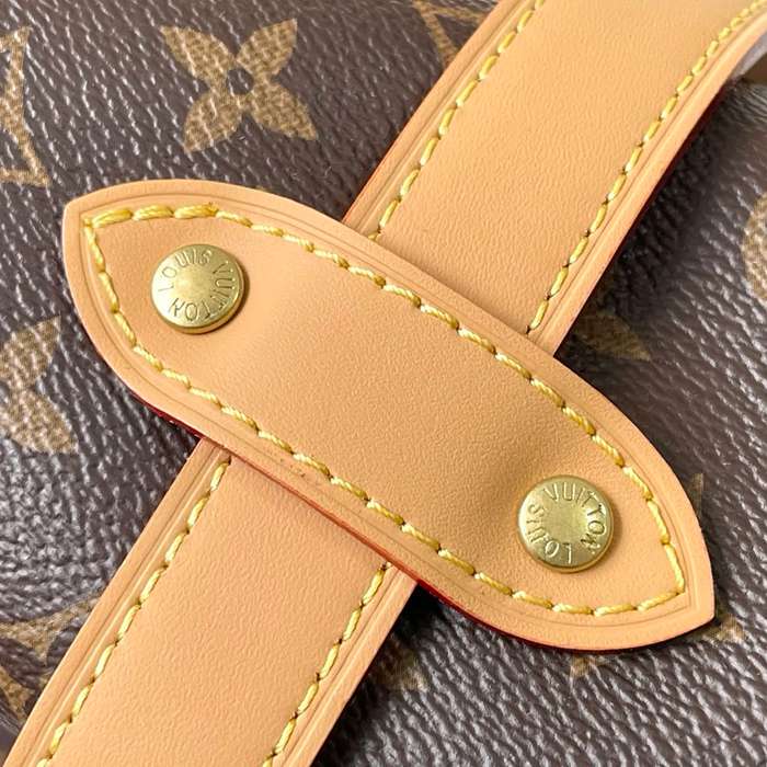 LOUIS VUITTON M42252 牛皮 モノグラム キャンバス 斜め掛けバッグ 斜め掛け 43x30x20cm サイズ:43x30x20cm