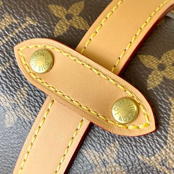LOUIS VUITTON M42254 牛皮 モノグラム キャンバス 斜め掛けバッグ 斜め掛け 35x26cm サイズ:35x26cm