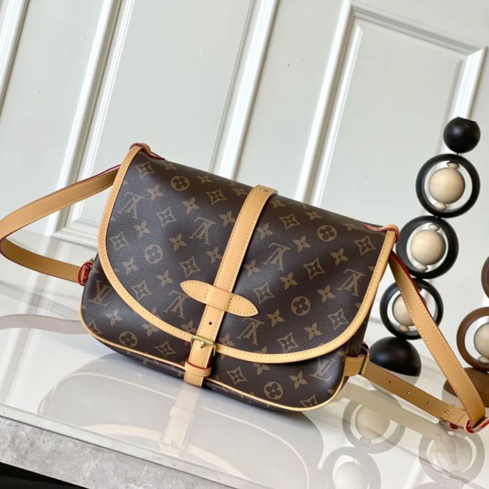 LOUIS VUITTON M42256 牛皮 モノグラム 斜め掛けバッグ 斜め掛け 28x20x11cm サイズ:28x20x11cm