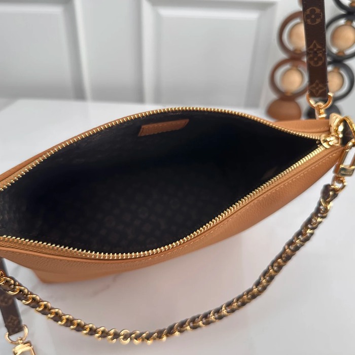 LOUIS VUITTON M28029 牛皮 モノグラム ブラック 斜め掛けバッグ 斜め掛けチェーン 30x26x10cm サイズ:30x26x10cm