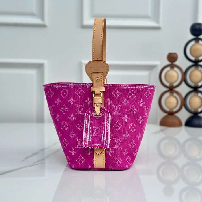 LOUIS VUITTON M27626 デニム 配色 レッド ショルダーバッグ ショルダー 18x16x12cm サイズ:18x16x12cm
