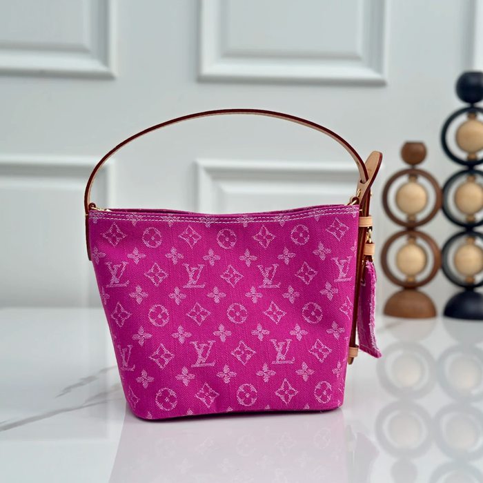 LOUIS VUITTON M27626 デニム 配色 レッド ショルダーバッグ ショルダー 18x16x12cm サイズ:18x16x12cm
