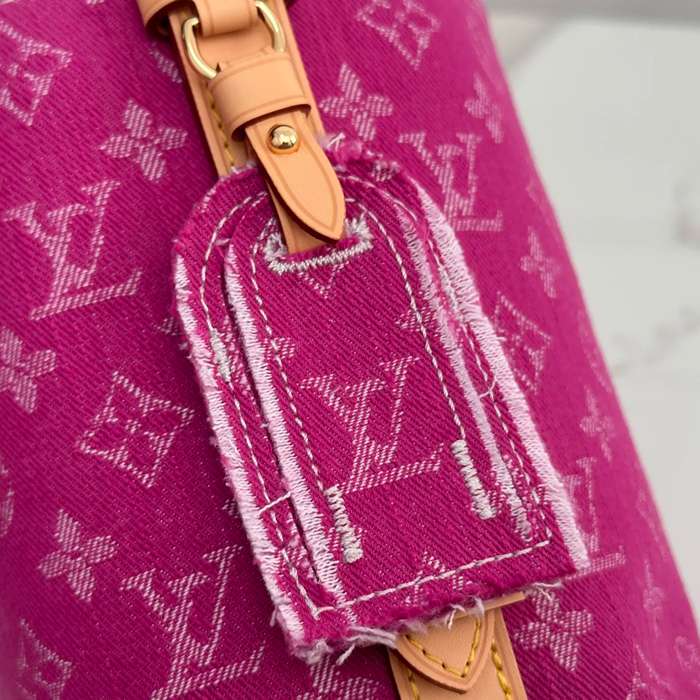 LOUIS VUITTON M27626 デニム 配色 レッド ショルダーバッグ ショルダー 18x16x12cm サイズ:18x16x12cm