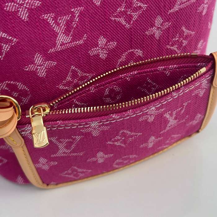 LOUIS VUITTON M27626 デニム 配色 レッド ショルダーバッグ ショルダー 18x16x12cm サイズ:18x16x12cm