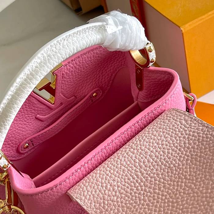 LOUIS VUITTON M20708 本革 モノグラム ピンク 斜め掛けバッグ 斜め掛けチェーンフラップ 21x14cm サイズ:21x14cm