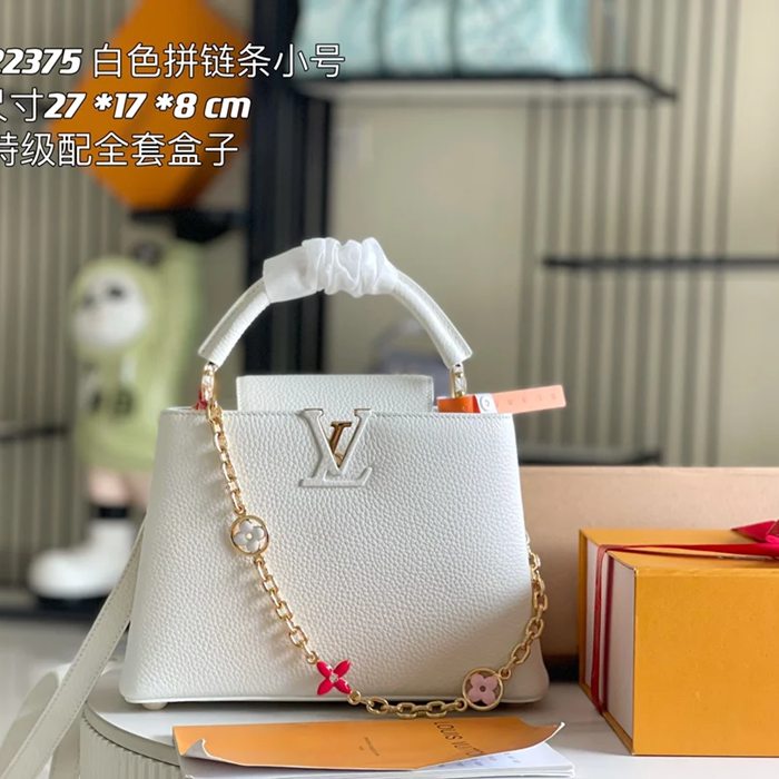 LOUIS VUITTON M20844 本革 モノグラム ホワイト 斜め掛けバッグ 斜め掛け手提げチェーン 27x18cm サイズ:27x18cm LOUIS VUITTON M20844 本革 モノグラム ホワイト 斜め掛けバッグ 斜め掛け手提げチェーン 27x18cm サイズ:27x18cm