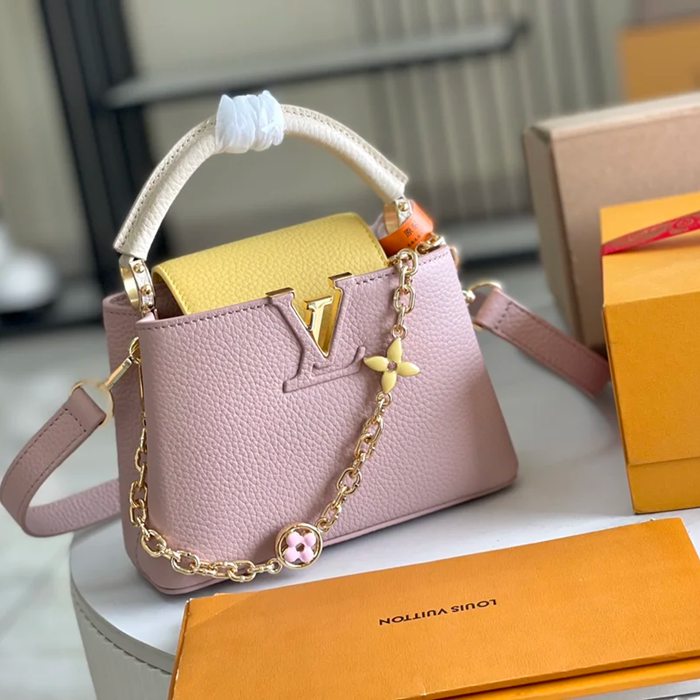 LOUIS VUITTON M20845 本革 モノグラム ピンク 斜め掛けバッグ 斜め掛けチェーンフラップ 21x14cm サイズ:21x14cm