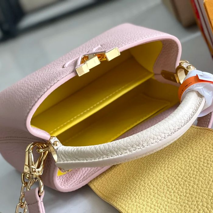 LOUIS VUITTON M20845 本革 モノグラム ピンク 斜め掛けバッグ 斜め掛けチェーンフラップ 21x14cm サイズ:21x14cm