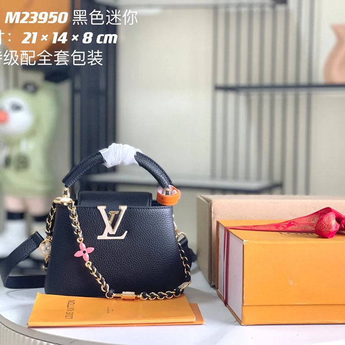 LOUIS VUITTON M23951 ブラック 斜め掛けバッグ 斜め掛け手提げ 21x14cm サイズ:21x14cm