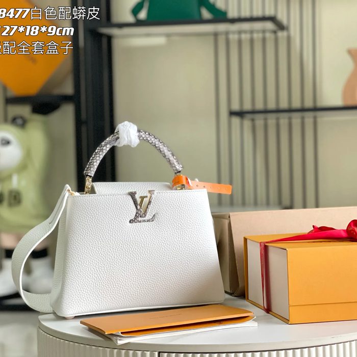 LOUIS VUITTON N80931 本革 ホワイト 斜め掛けバッグ 斜め掛け手提げ 27x18cm サイズ:27x18cm