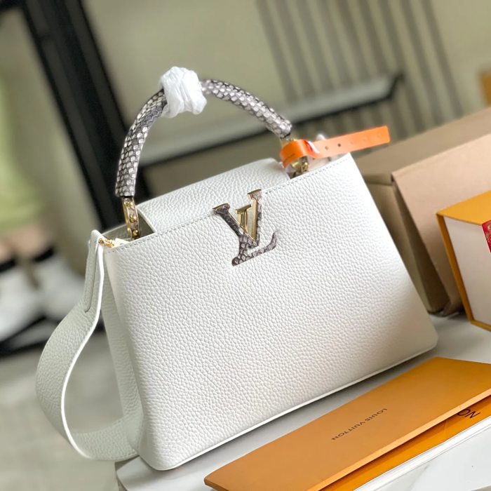 LOUIS VUITTON N80931 本革 ホワイト 斜め掛けバッグ 斜め掛け手提げ 27x18cm サイズ:27x18cm