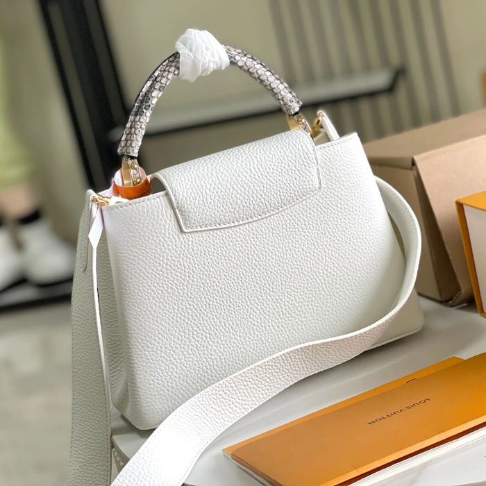 LOUIS VUITTON N80931 本革 ホワイト 斜め掛けバッグ 斜め掛け手提げ 27x18cm サイズ:27x18cm