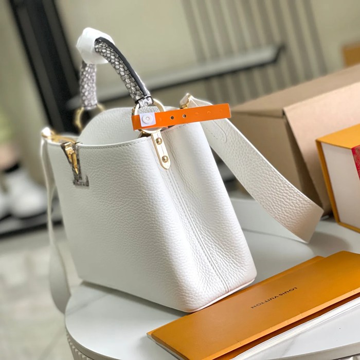 LOUIS VUITTON N80931 本革 ホワイト 斜め掛けバッグ 斜め掛け手提げ 27x18cm サイズ:27x18cm