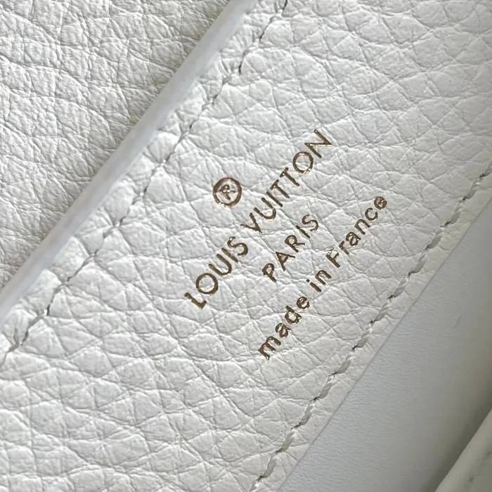 LOUIS VUITTON M55921 牛皮 ホワイト 斜め掛けバッグ 斜め掛け手提げ 21x14cm サイズ:21x14cm