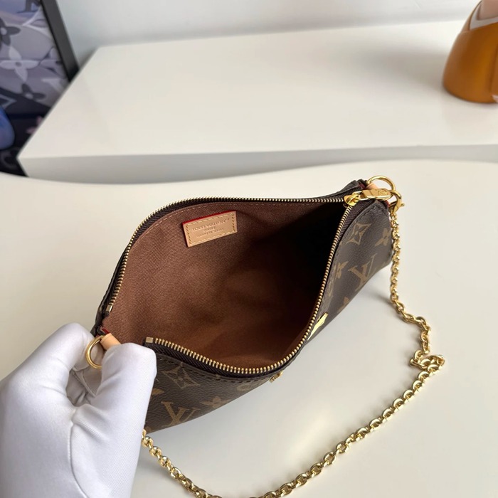 LOUIS VUITTON M13567 キャンバス モノグラム 斜め掛けバッグ レディース斜め掛けチェーン 27x11cm サイズ:27x11cm