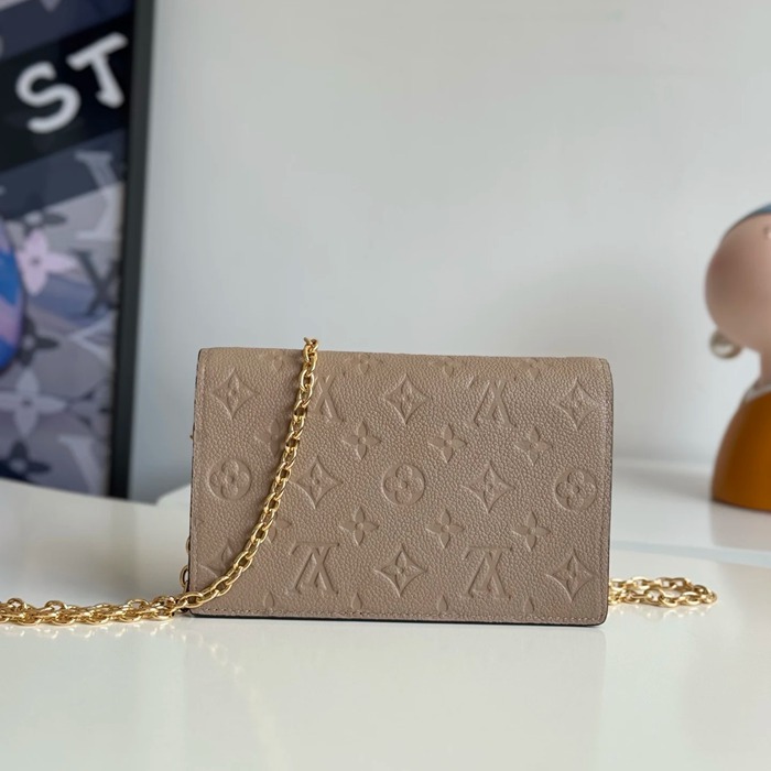 LOUIS VUITTON M69423 モノグラム アプリコット 斜め掛けバッグ レディース斜め掛けチェーン 19x12.5cm サイズ:19x12.5cm