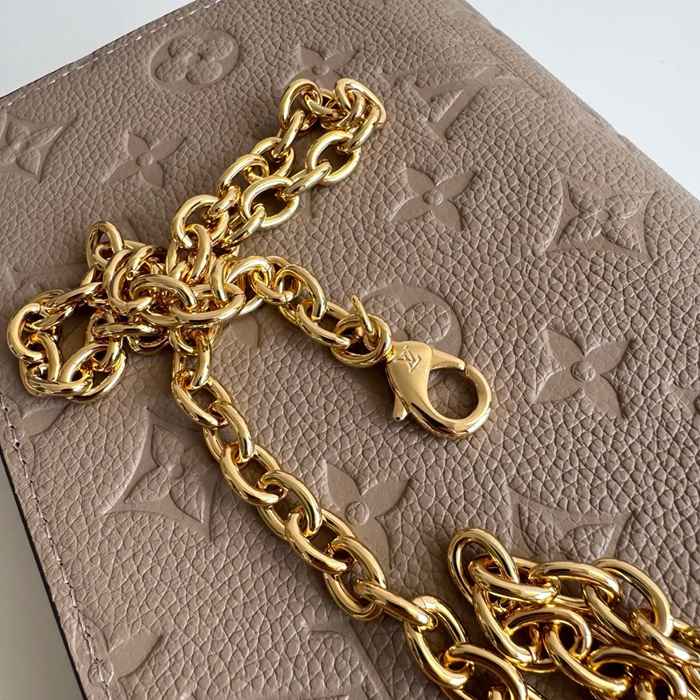 LOUIS VUITTON M69423 モノグラム アプリコット 斜め掛けバッグ レディース斜め掛けチェーン 19x12.5cm サイズ:19x12.5cm