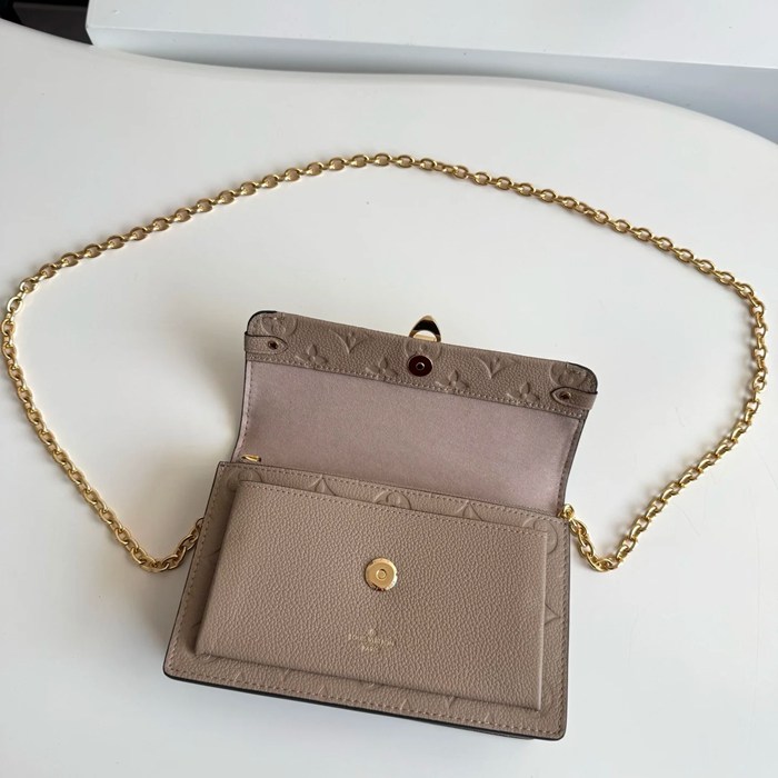 LOUIS VUITTON M69423 モノグラム アプリコット 斜め掛けバッグ レディース斜め掛けチェーン 19x12.5cm サイズ:19x12.5cm